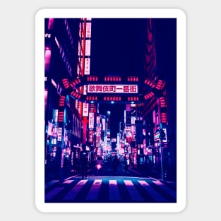 Shinjuku street Japan Sticker